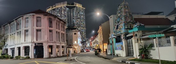 View of the heritage building and the Sri Layan Sithi Vinayagar Temple