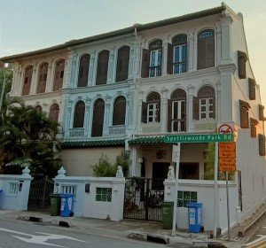 Spottiswoode Park Rd 的历史建筑。