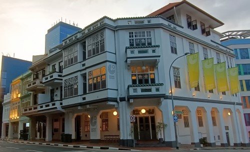 Heritage building at the beginning of Bukit Pasoh Rd.