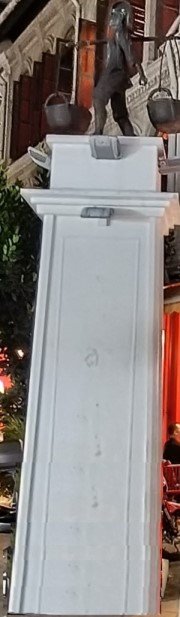 Statue of Samsui Woman on a Pedestal at Trengannu St and Smith St.