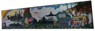 Wall mural at Blk 334 Keong Saik Rd by unknown artist.