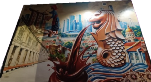 The CHOCOELF mural.