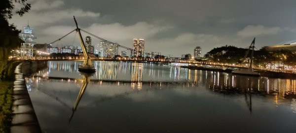 Tanjong Rhu Foot Bridge.