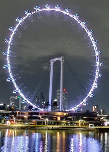 The Singapore Flyer.