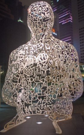 Singapore Soul by Jaume Plensa in 2011.