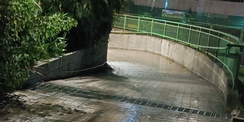 Entrance to Crawford Bridge Underpass.