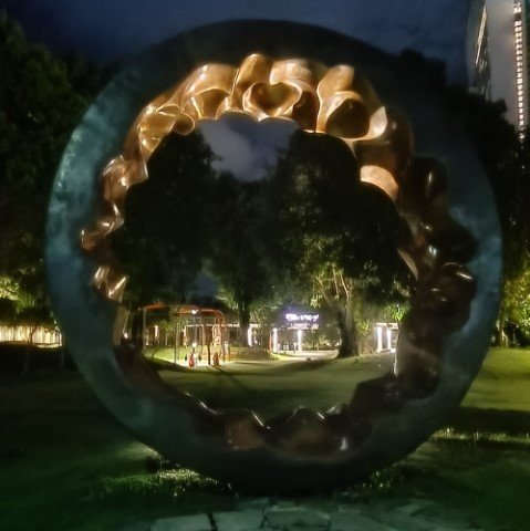 新加坡人 张华昌 （Chong Fah Cheong） 的 《月门》。