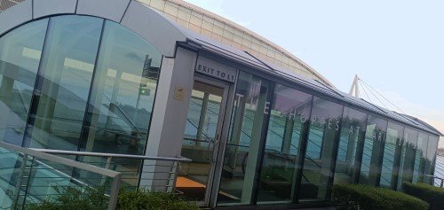 进入 The Shoppes 购物中心。