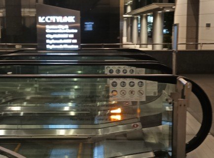 Take the escalator (Behind Water Cycle) back down.