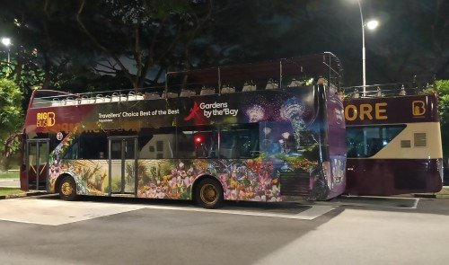 Big Bus vehicles at the Coach Bay.