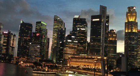 Views from The Esplanade Rooftop at Level 4.