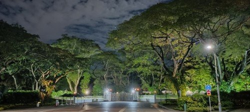 The Istana 总统府。
