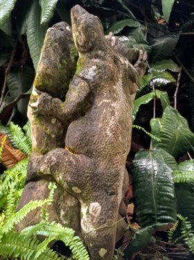 Beautiful sculptures made from tree roots and stumps by Unknown Sculptors.