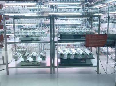 Orchid Breeding Room 3: Shaker Room.