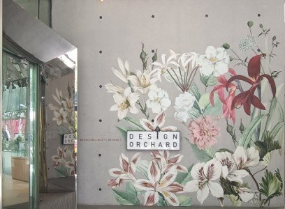 Design Orchard Mural by Unknown Artist at 250 Orchard Rd.