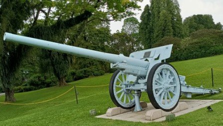 Gun Terrace of The Istana 总统府的炮台。