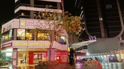 位于 313 Orchard Rd. 乌节路的 313@somerset。