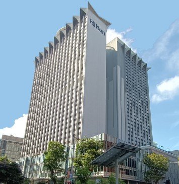 位于 333 Orchard Rd 乌节路的 Hilton Singapore Orchard Hotel 新加坡乌节希尔顿酒店。
