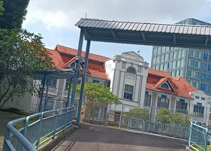 Cairnhill Rd 对面保存完好的 Singapore Chinese Girls' School 新加坡华人女子学校。