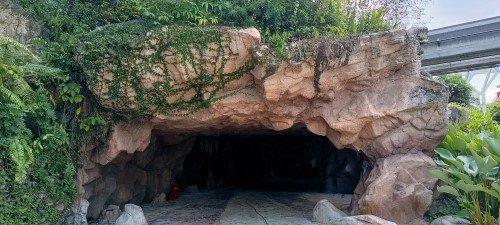 Cave Tunnel Cycling Track Entrance.