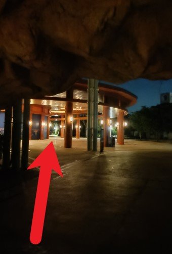 Walk out of the Cave Tunnel and walk towards the building on your left.