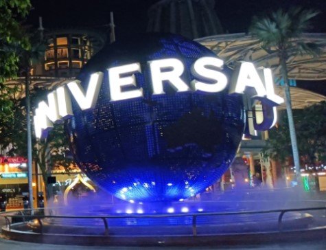 Universal Studios' Revolving Globe.