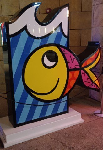 Fish near Resorts World Sentosa Station.