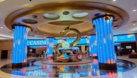 Casino's decoration.