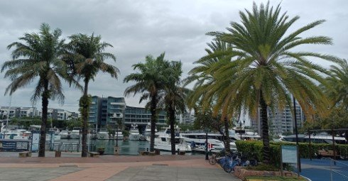 圣淘沙湾海滨。