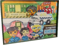 圣淘沙游骑兵主管 Ismail Bin Dawood 于 2012 年 2 月创作的艺术作品。