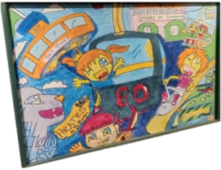 圣淘沙游骑兵主管 Ismail Bin Dawood 于 2012 年 2 月创作的艺术作品。