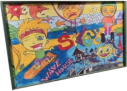 圣淘沙游骑兵主管 Ismail Bin Dawood 于 2012 年 2 月创作的艺术作品。