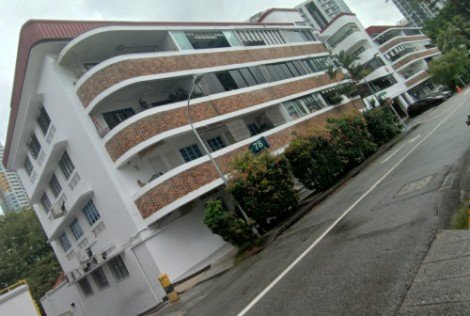 关川街 78 号座:马蹄形街区。