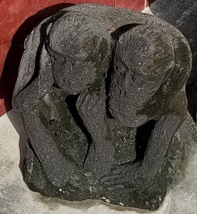 中峇鲁猴庙外观。