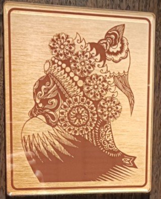 新加坡华星酒店男洗手间的标志好像是京剧里的一位老男将军。